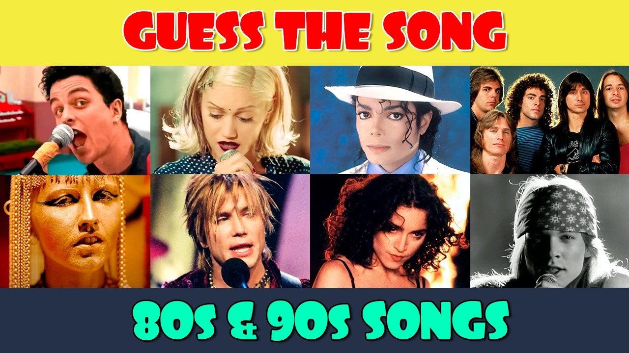 Guess Iconic 80s & 90s Songs 🎶