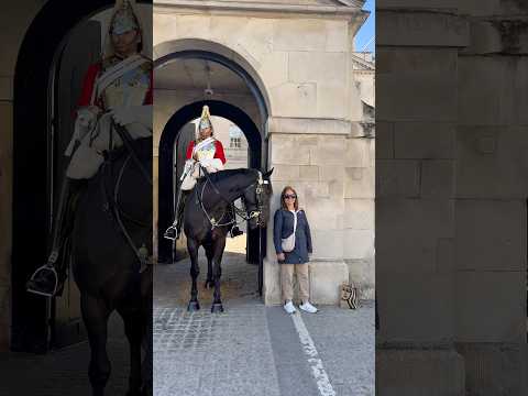 Beautiful moments with horse guards 🇬🇧