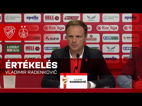 Vladimir Radenković értékelése | DVTK - Újpest | 1-3 | Fizz Liga 12. forduló | 2025.11.02. | DVTK TV