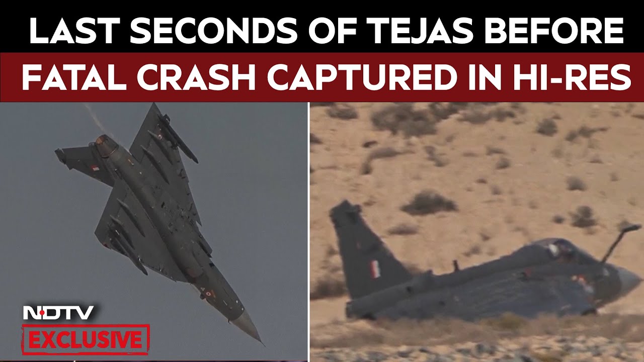Tejas Jet Crash in Dubai: Last Seconds Caught on Camera โ๏ธ