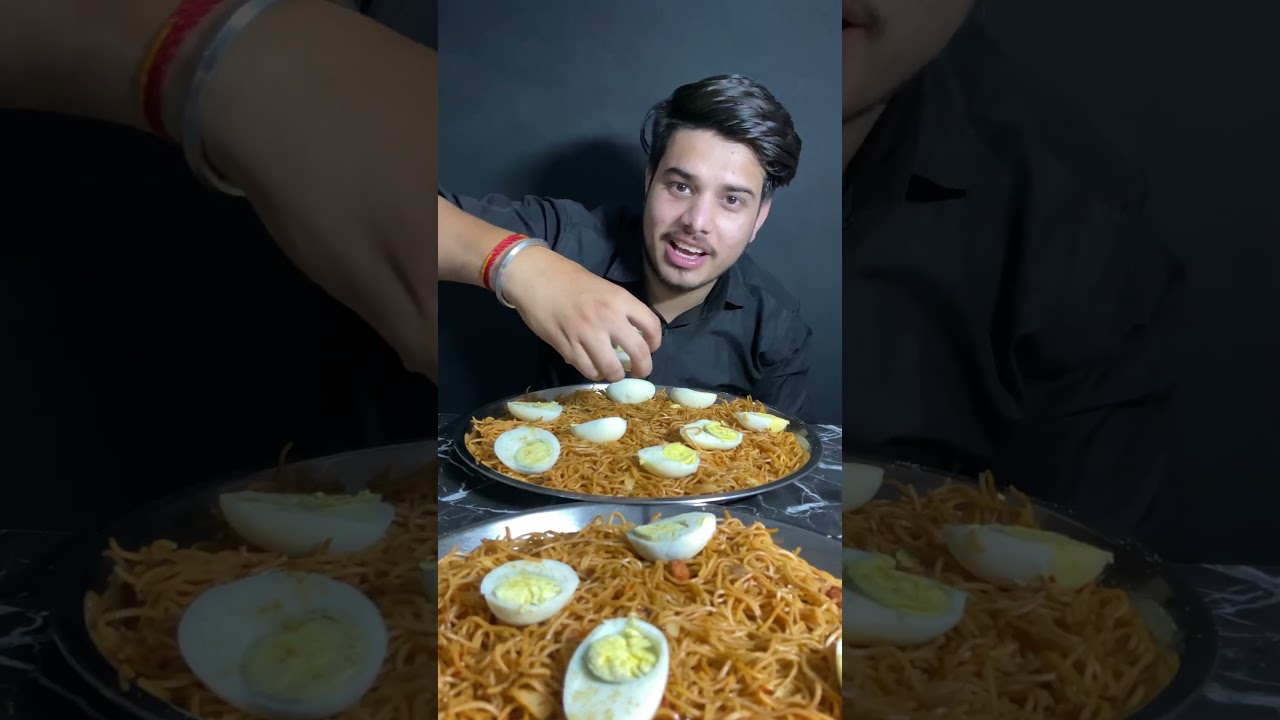 Egg Chow Mein Eating Challenge! 🍜