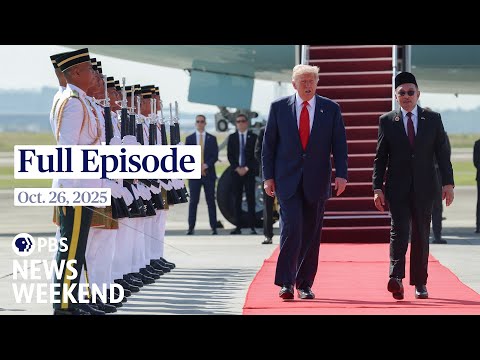 PBS News Weekend live episode, Oct. 26, 2025