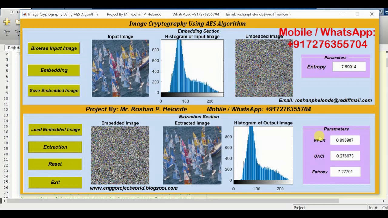 Complete MATLAB Code for Secure Image Encryption & Decryption π