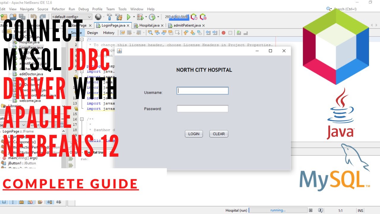 How to connect JDBC -  Java App with MYSQL - JDBC Driver on any APACHE NETBEANS? | Tuitions Tonight