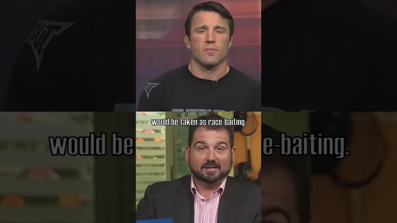 Chael Sonnen Claps Back at Reporter’s Race-Baiting Question 🥊