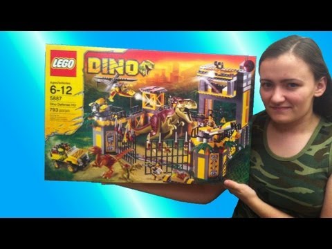 LEGO Dino Defense HQ 5887 Review - BrickQueen