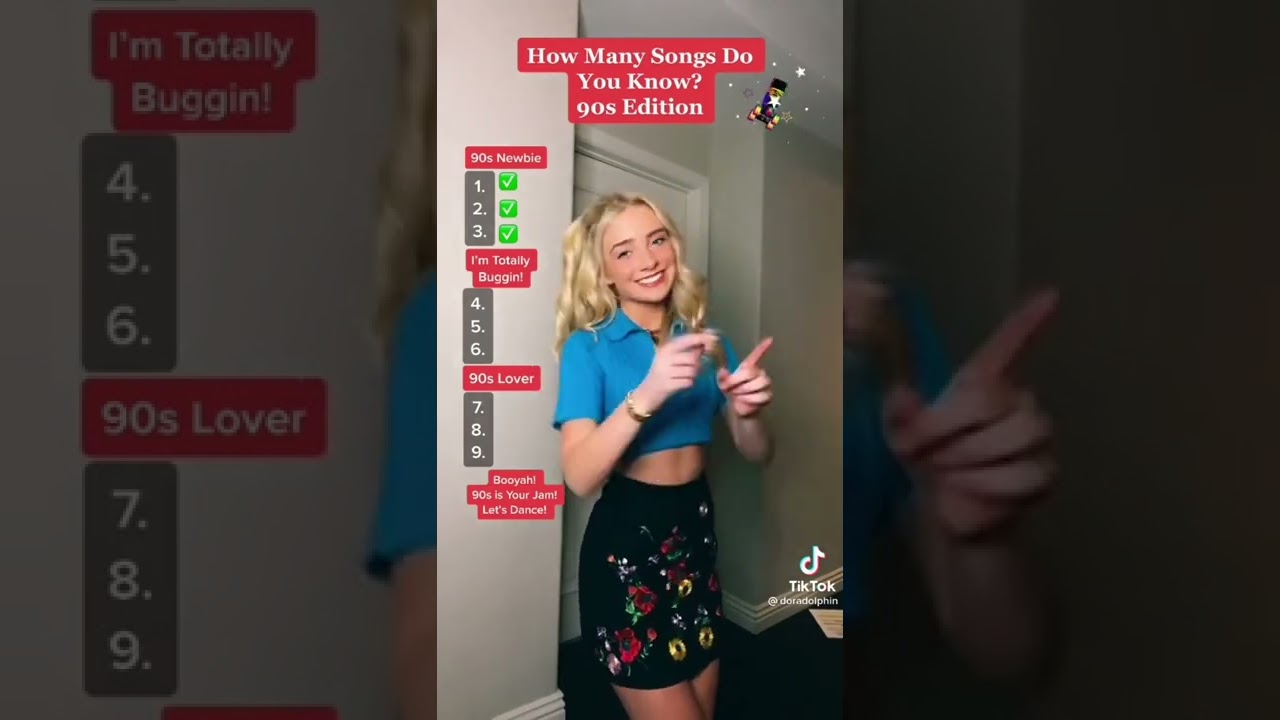 90s Music Challenge 🎶 #TikTokDump