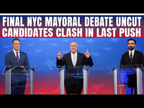 NYC Mayoral Election 2025 FULL VIDEO: Shocking Mamdani Vs Sliwa Vs Cuomo CLASH; Who Won FINAL Debate
