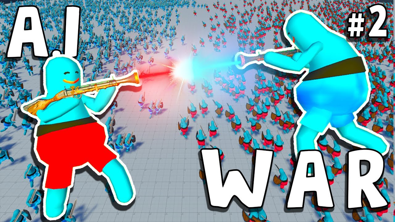 Watch 1,000 AI Musketeers Battle It Out! 🤖 | Deep Reinforcement Learning Experiment