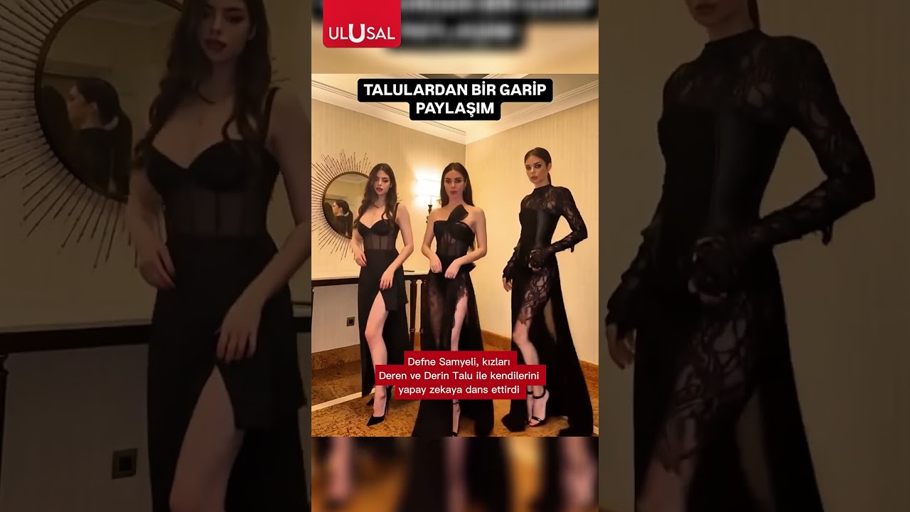 Defne Samyeli ve Kızları Deren & Derin, Yapay Zeka ile Dans Ediyor! 🎶