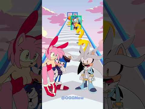 New Epic Kiss Run: Sonic vs. Silver Day 16 Challenge! #SonicTheHedgehog #Sonic #Shorts