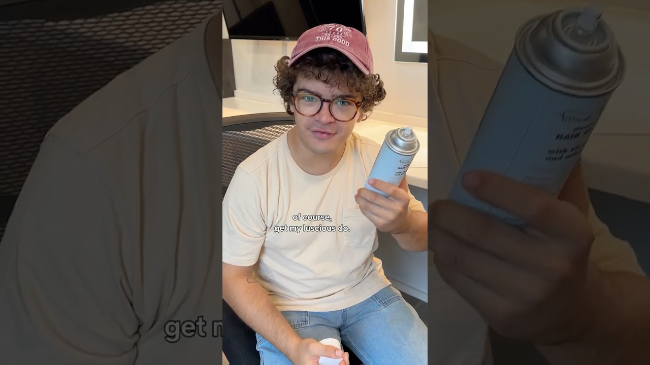 Gaten Shares Funny Memory of Farrah Fawcett's Iconic Hair Spray 💁♀️