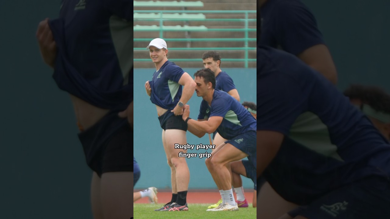 Rugby Player Grip Technique ✋