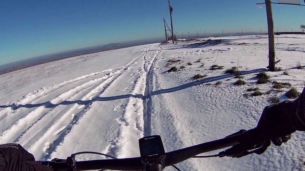 Mountain Bike sulla Neve a Cingoli ❄️
