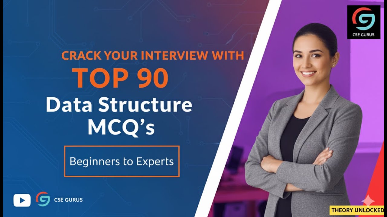Top 90 Data Structures MCQs & Sorting Tutorials 📊