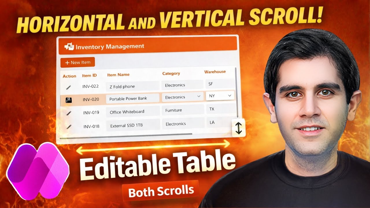 Build a Scrollable Editable Power Apps Gallery