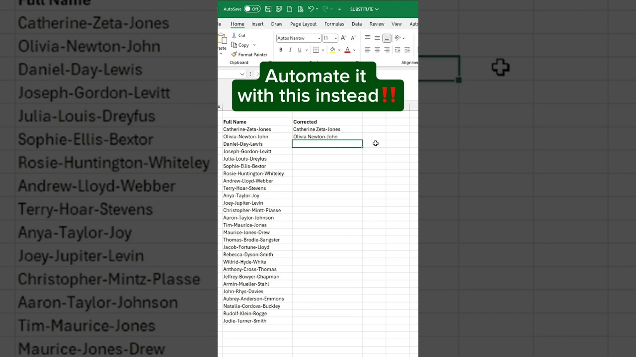 Substitute Function in Excel for Beginners (2024)