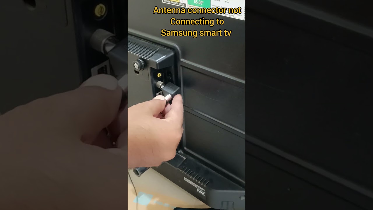 Samsung Smart TV Antenna Connection Guide 📺