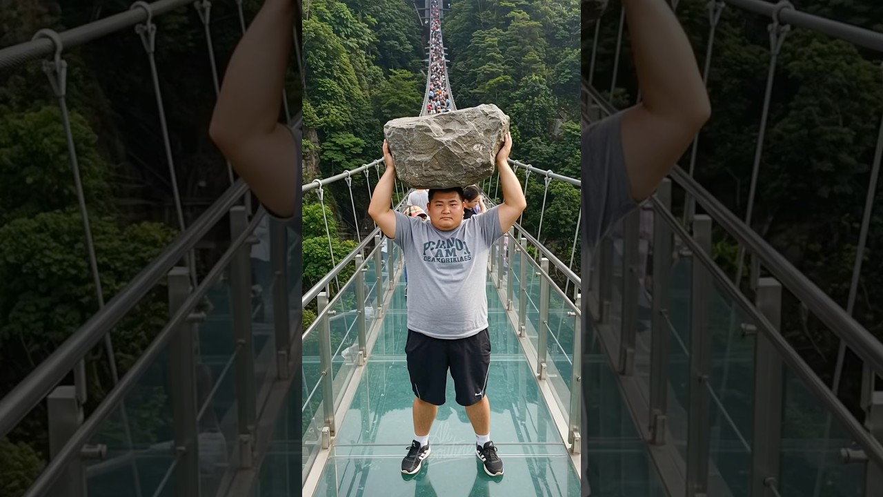 Epic Glass Bridge Prank Turns Wild! 😱