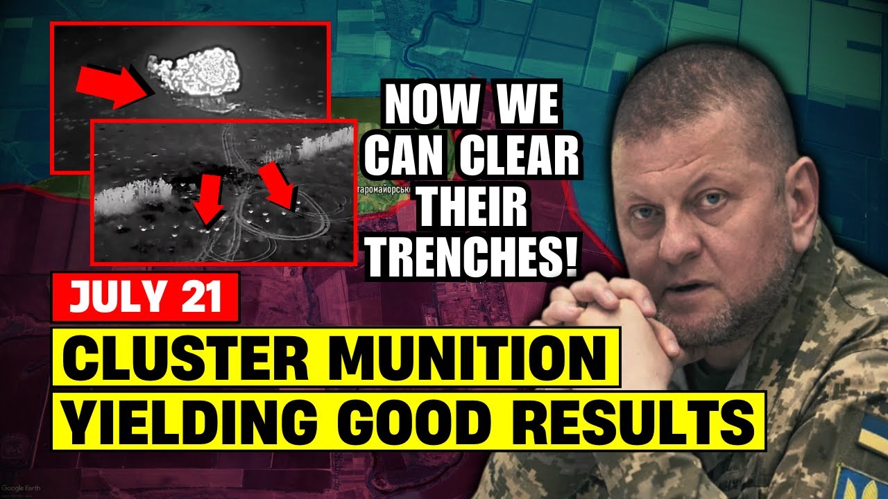 Ukraine War: Cluster Munitions Clearing Trenches 🇺🇦