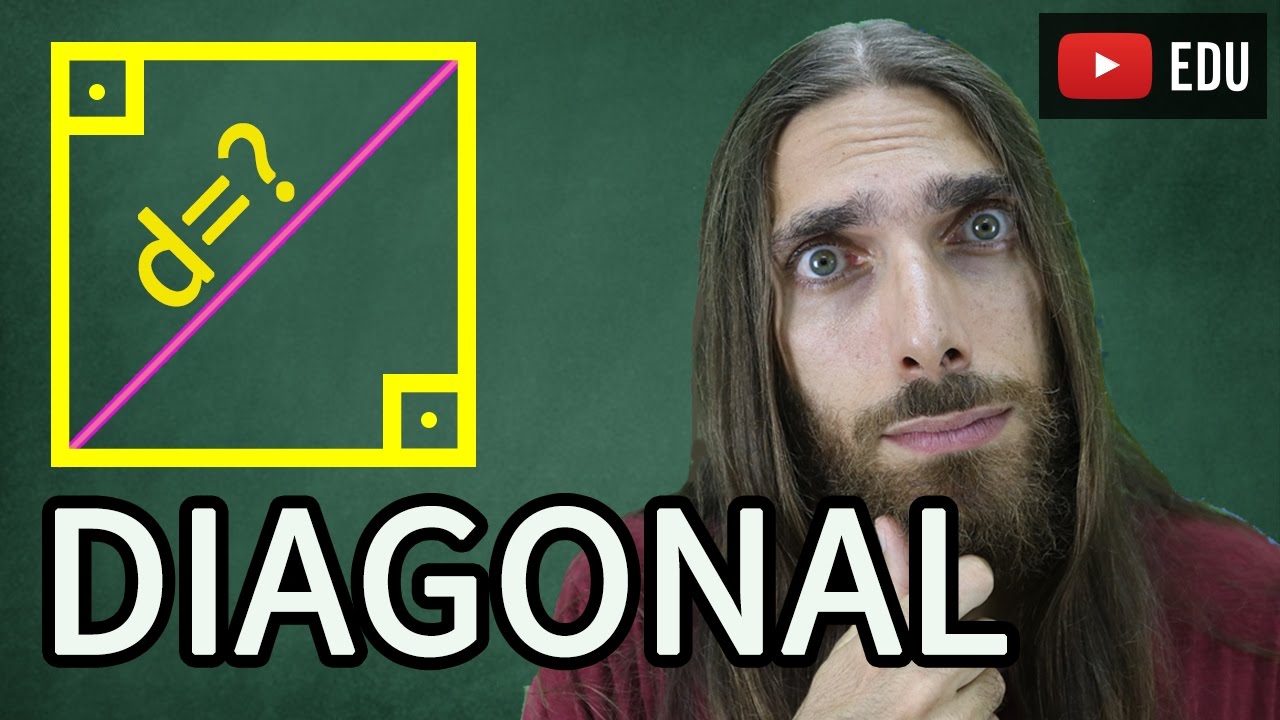 Aprenda a calcular a diagonal do quadrado com o Teorema de Pitágoras 🟥