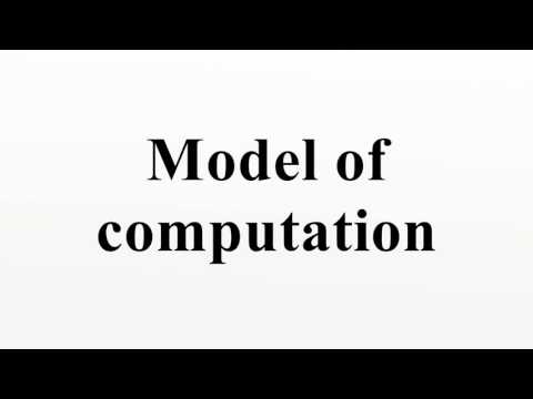 Model of computation