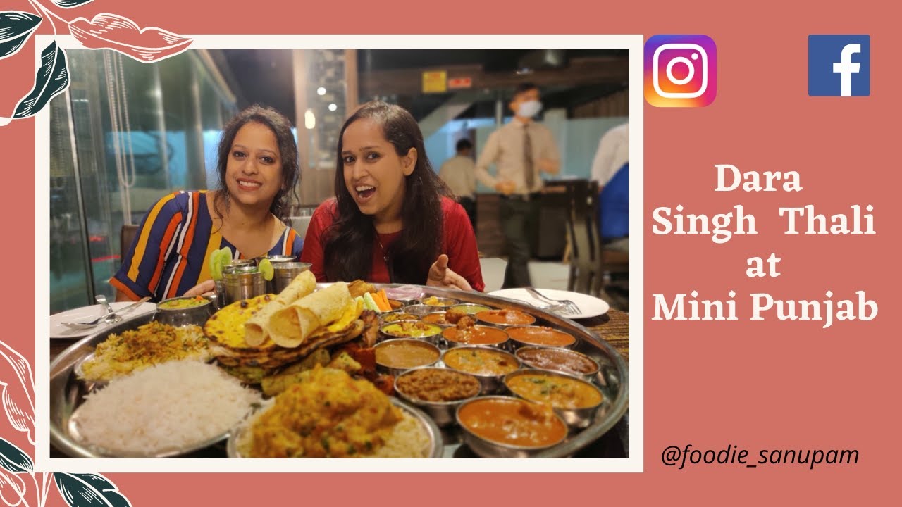 Mumbai's Largest Dara Singh Thali at Mini Punjab 🍽️