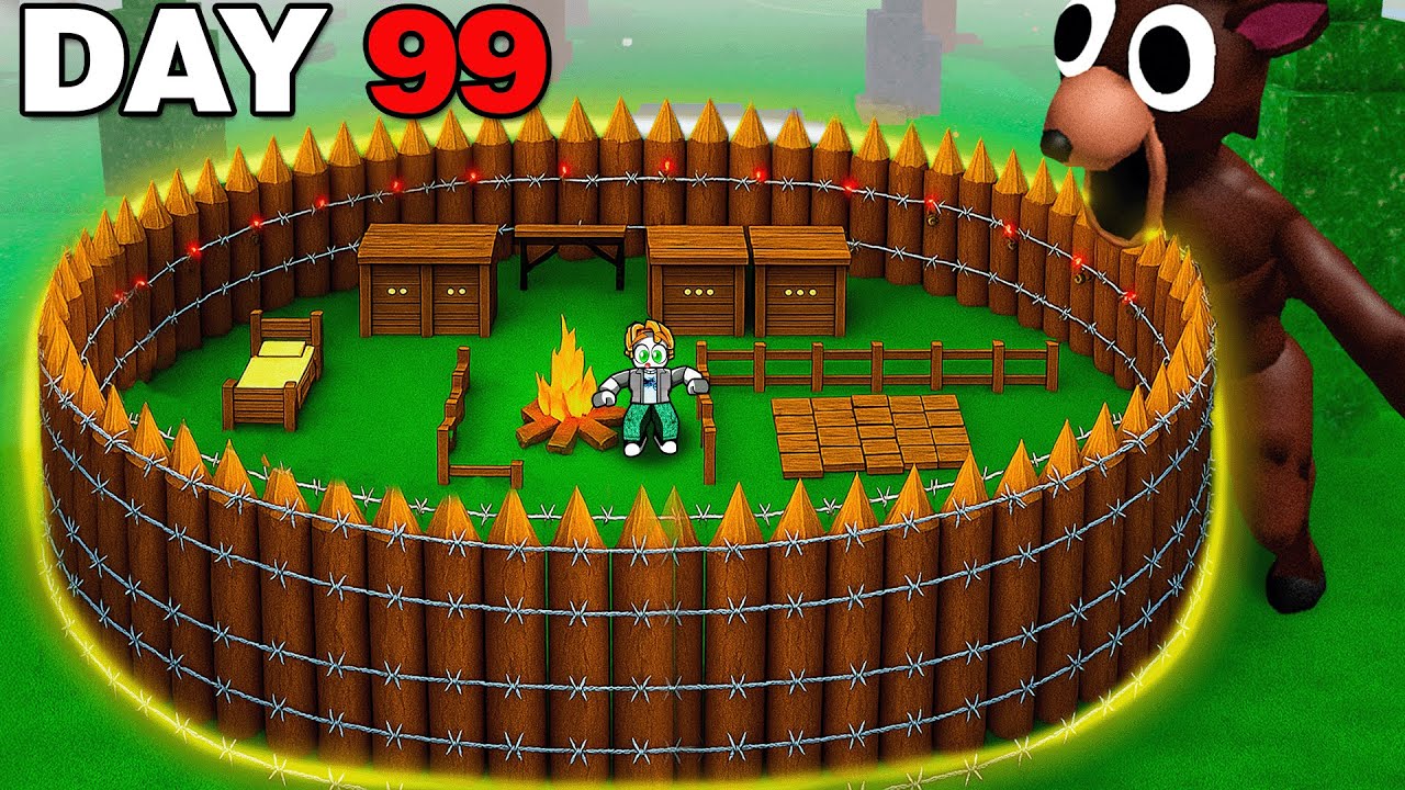 Built the Safest Forest Base in 99 Nights ๐ฒ