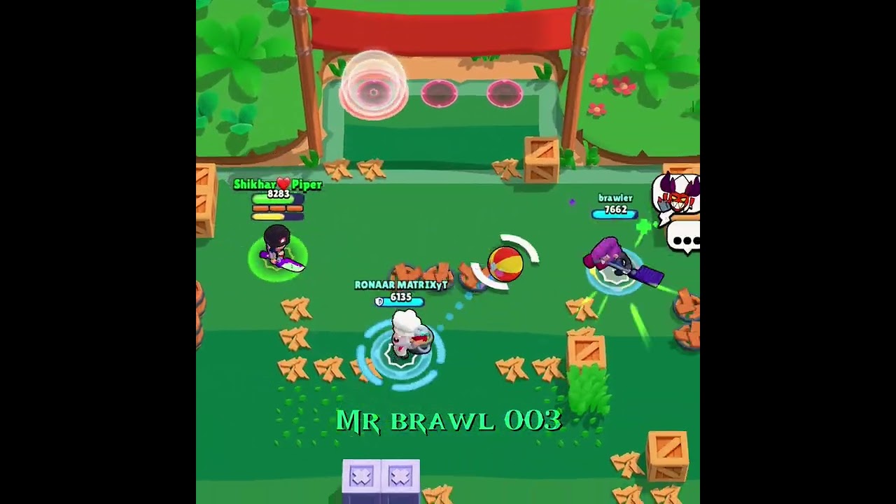 Tiki Taka with Bibi ❤️ | Brawl Stars Short