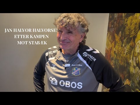 Halvorsen etter tapet mot Stabæk