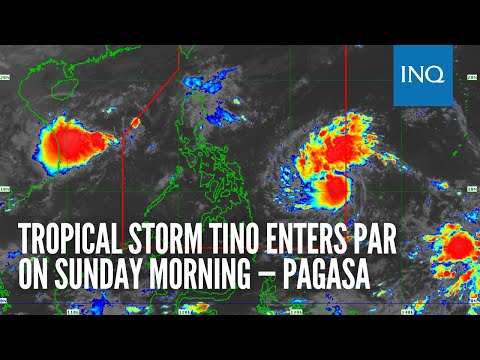 Tropical Storm Tino enters PAR on Sunday morning — Pagasa