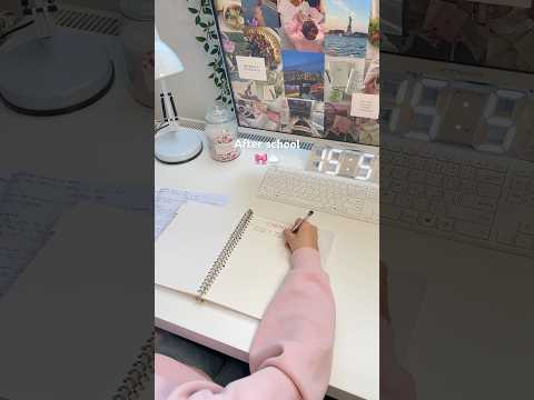 After school routine๐โ๏ธ #afterschool #school #routine #study #studywithme #productivity #vlog