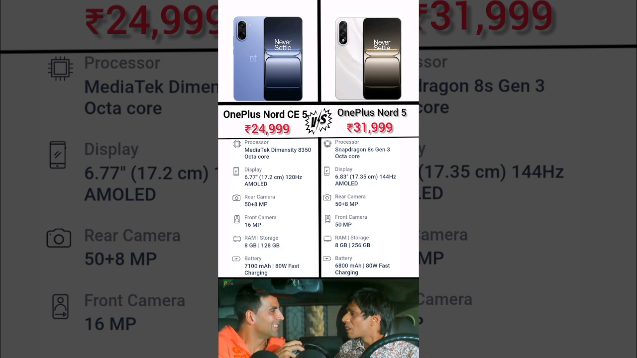 OnePlus Nord CE 5 vs Nord 5: Key Differences 📱