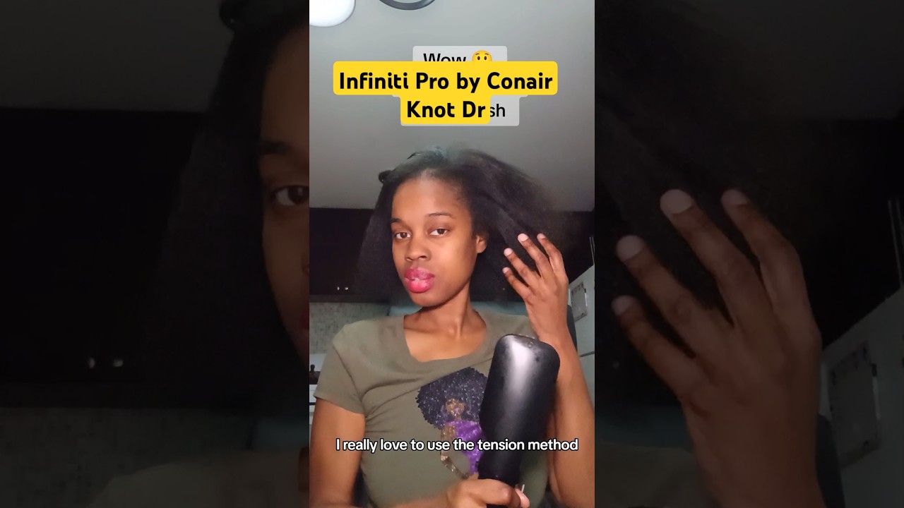 Conair Knot Dr. All-in-One Smoothing Dryer Brush ✨