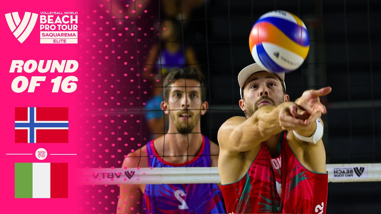 Mol, A./Sørum, C. vs. Cottafava/Dal Corso - Round of 16 Highlights | Saquarema 2026 #BeachProTour