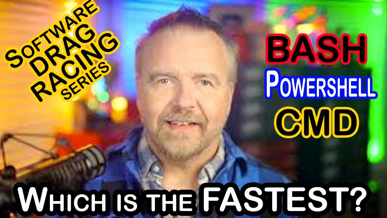 Bash vs Powershell vs CMD: The Software Drag Racing Series E03