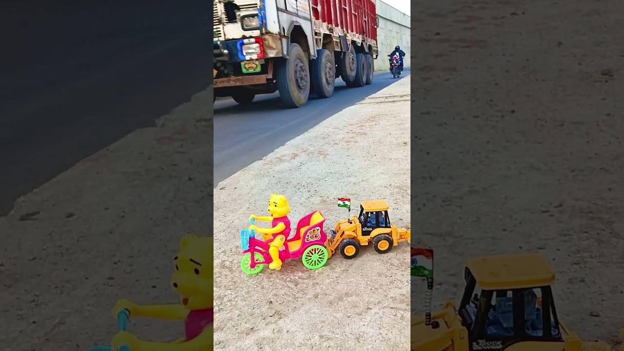 RC JCB & Dumper Truck Unboxing & Test π