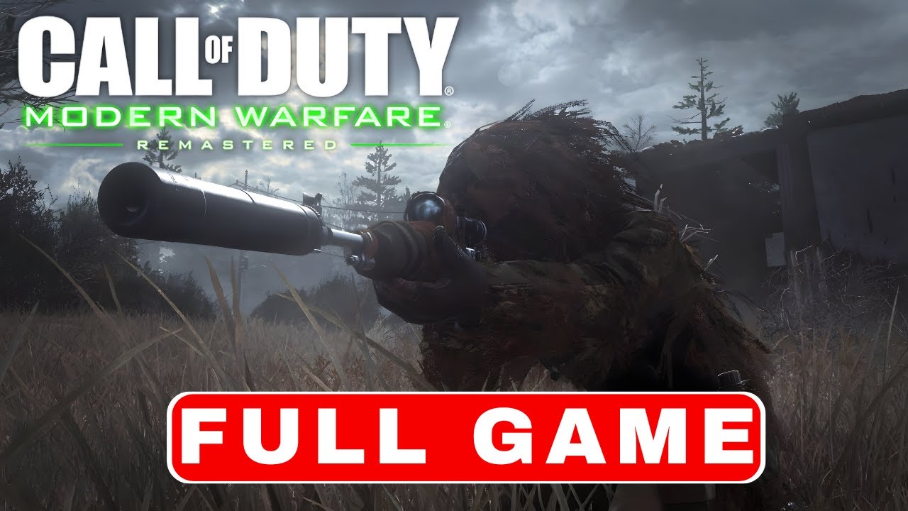 Call of Duty: Modern Warfare Remastered Full Gameplay 🎮