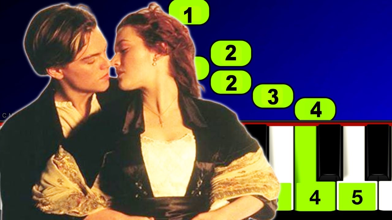 Apprendre la musique du film "Titanic" au piano (Très FACILE pour débutant)