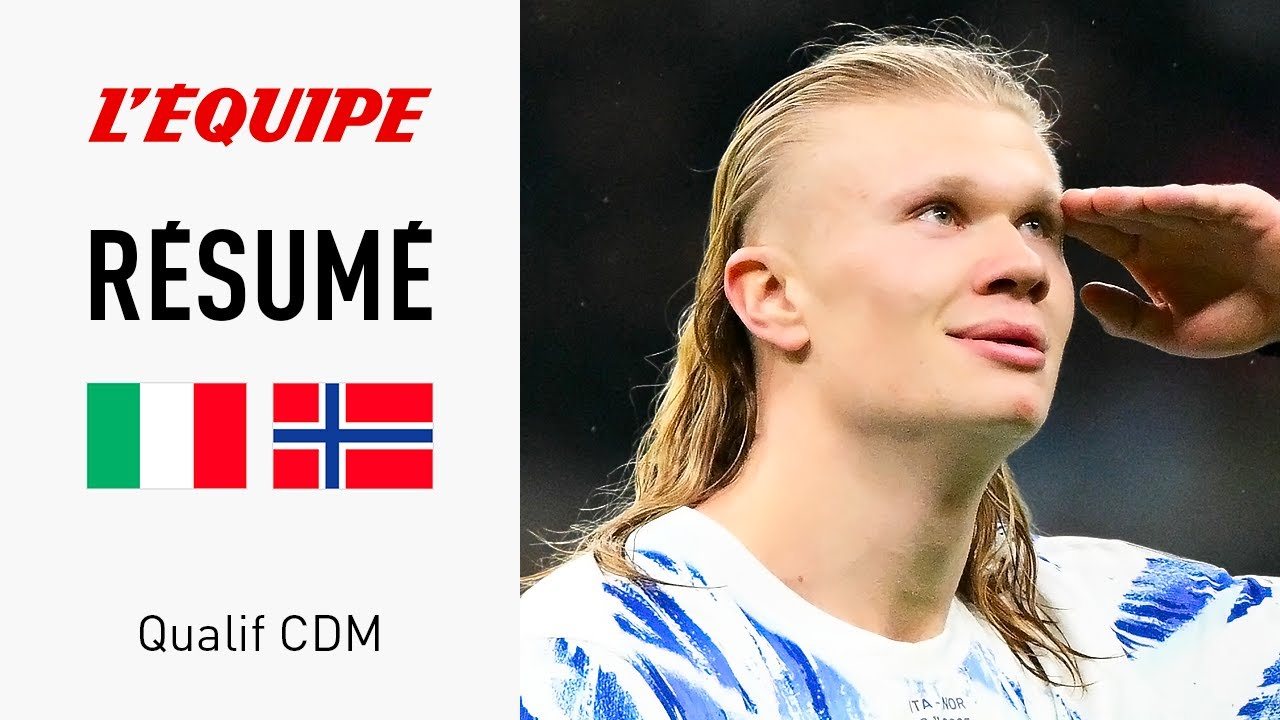 Qualif Mondial 2026 - HAALAND voit DOUBLE avec la Norvège, l'ITALIE officiellement BARRAGISTE