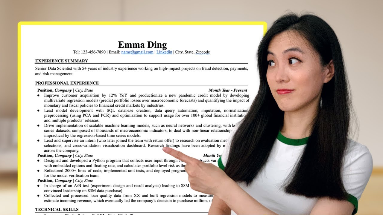 Make Your Data Science Resume Stand Out 2023