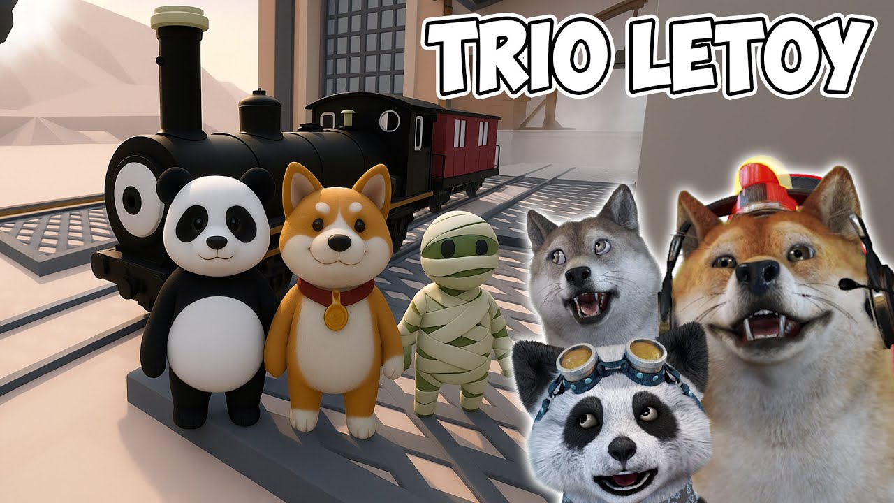 Party Animal & Letoy Collab in Human Fall Flat 🎮