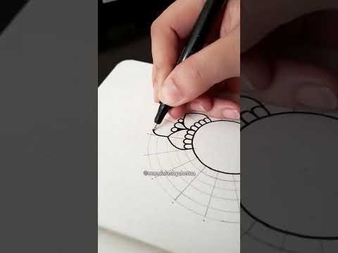 Easy Mandala Tutorial | Mandala Patterns | @mandalasbychetna #mandala #mandalaart #mandalapatterns