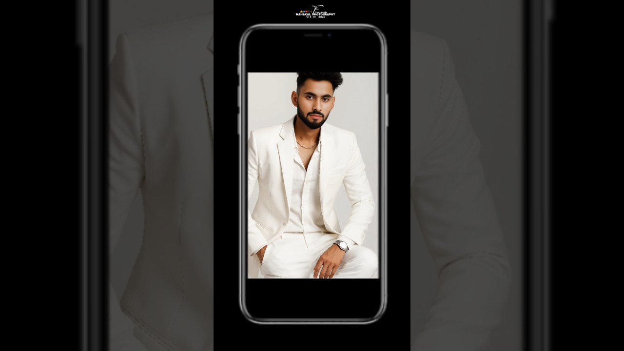 AI Cinematic White Suit Photo Editing π₯