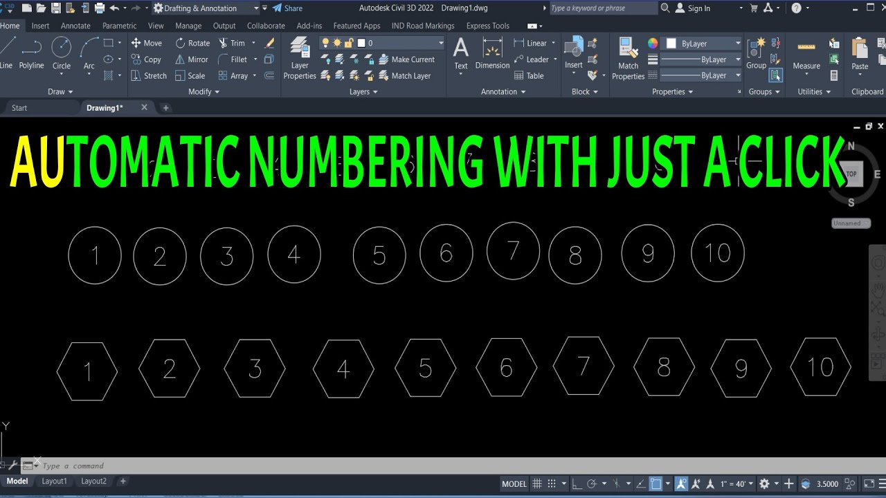 AutoCAD Automatic Numbering Lisp Guide 🖥️