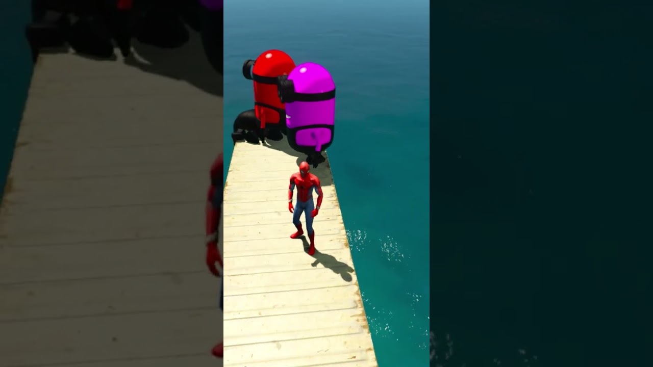 GTA 5 Hilarious GTA 5 Spiderman Ragdoll Fails 😂 | Epic Jump Moments Ep. 89