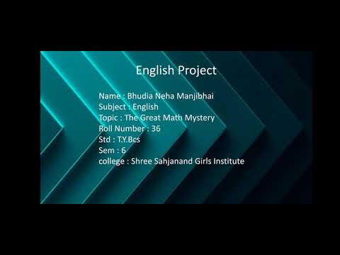 The Great Math Mystery