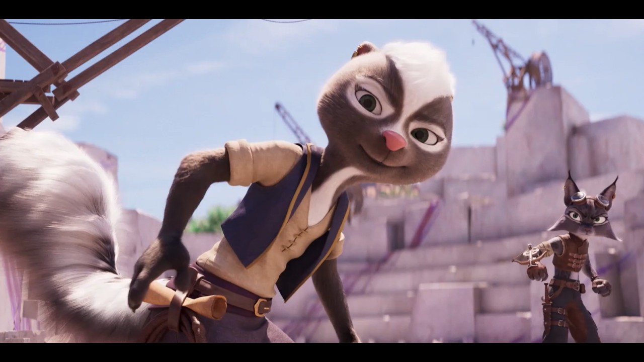 Chickenhare & Groundhog: Skunk Scene 🦨