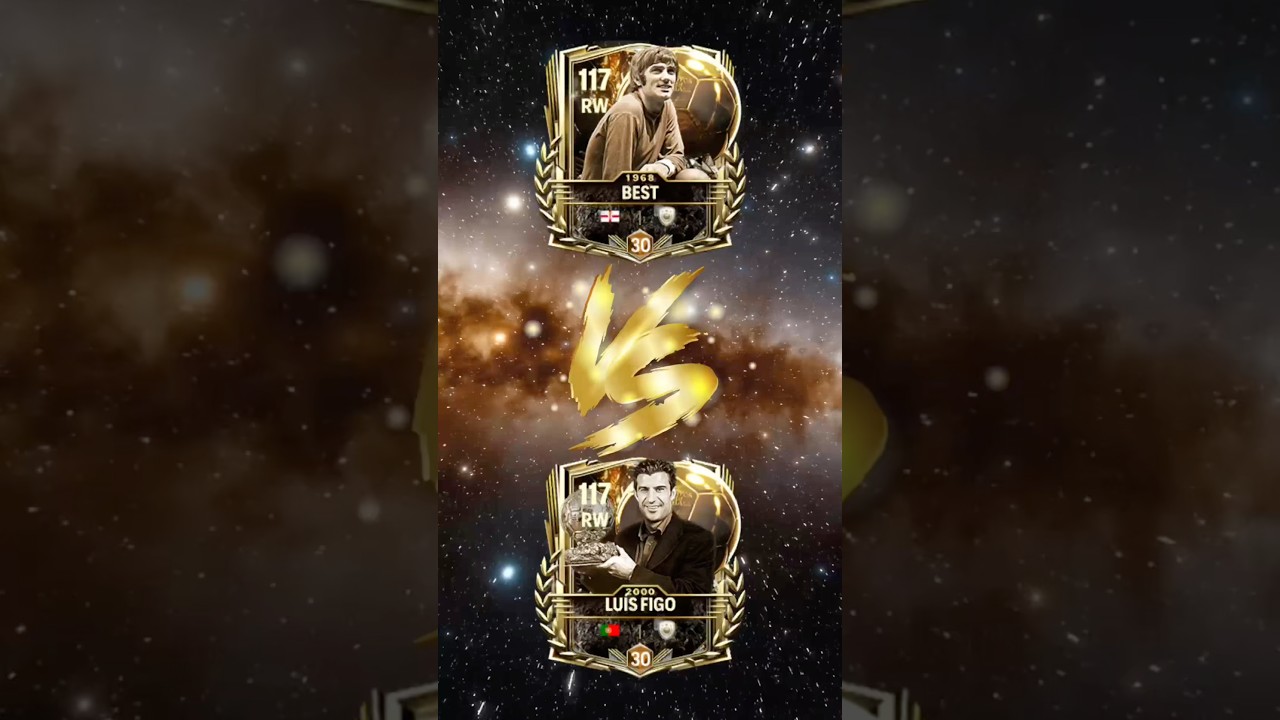 George Best vs Luís Figo: Who's Better? ⚽