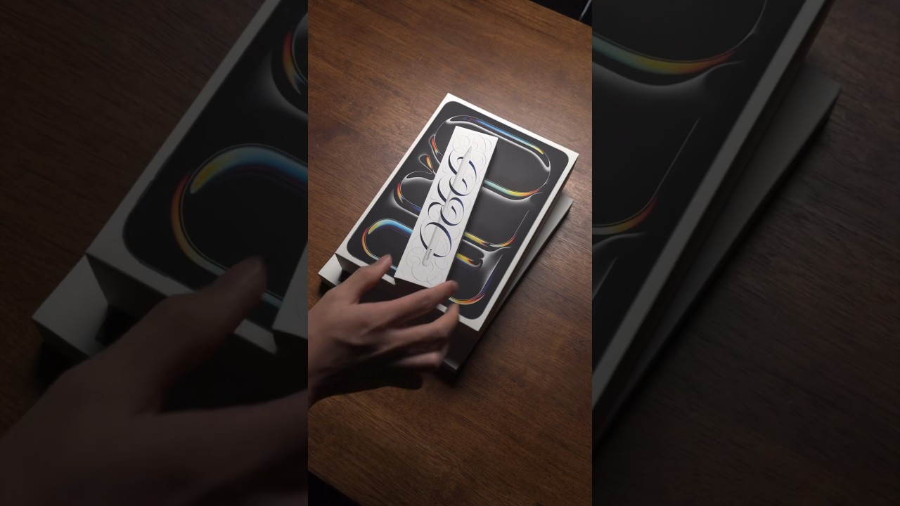 M4 Unboxing the M4 iPad Pro 📱